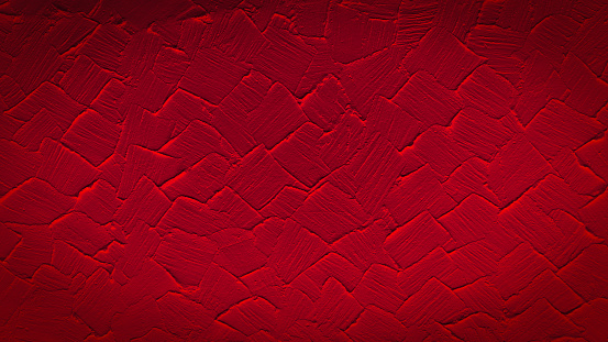 Red abstract acryl painting paint wall texture background