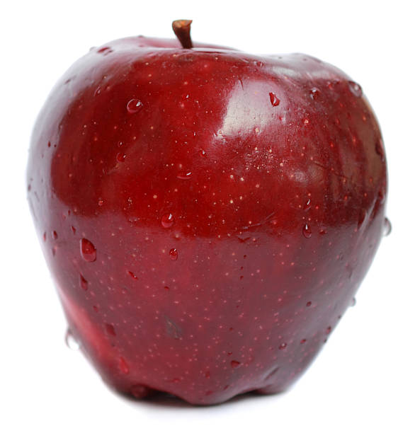 red apple stock photo