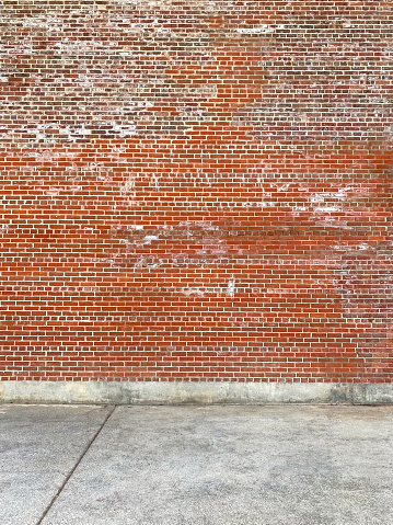 Red Brick Wall on a street