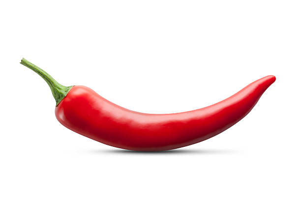 red chili pepper - chili schote stock-fotos und bilder