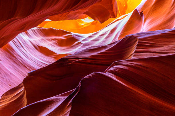 赤い砂漠の美しさ - ロウワーアンテロープ 写真 ストックフォトと画像