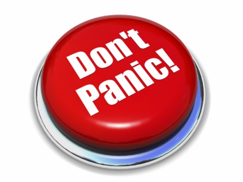 red-dont-panic-button-on-a-white-background-picture-id92246722