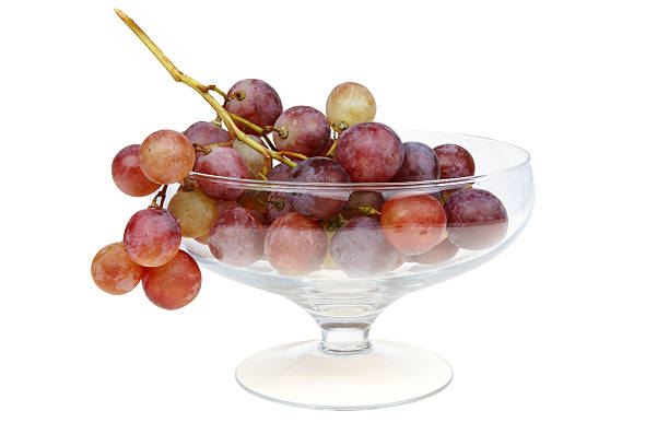 Red grapes stock photo