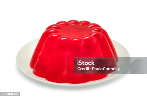 istock Red Jello Jelly 183408386