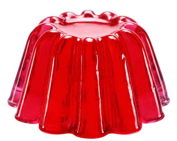 Red jelly  gelatin dessert stock pictures, royalty-free photos & images