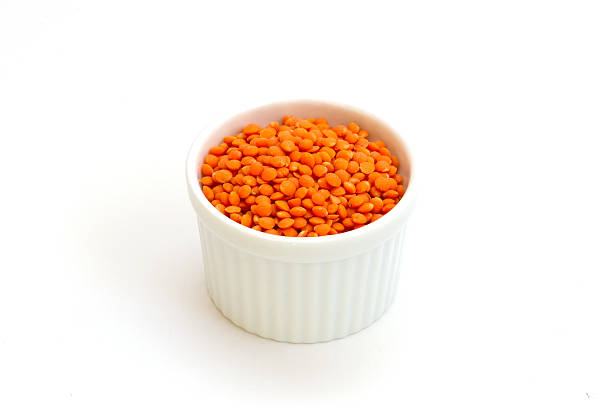 Red Lentils stock photo