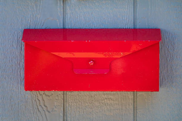 Red Mailbox stock photo