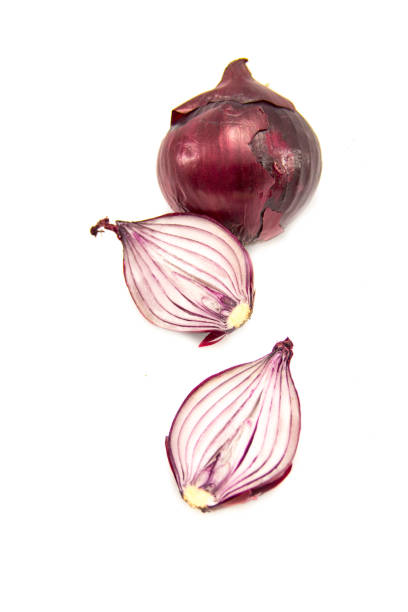 red onion slice - mitrovic stockfoto's en -beelden