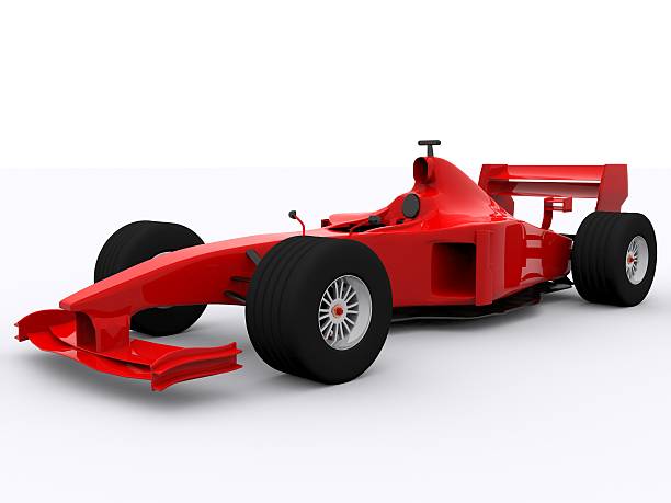 Red Racing Car stock photo
