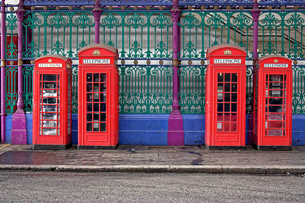 Red Telephone Boxes stock photo