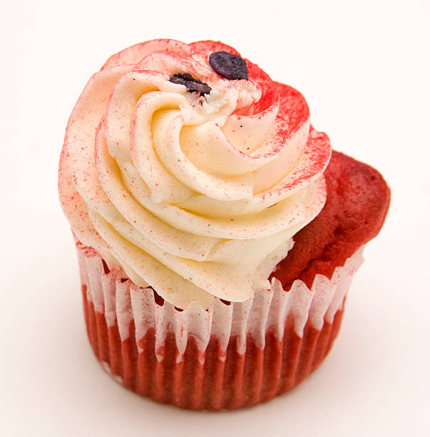 Red Velvet Cupcake stock photo