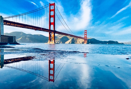 Golden Gate Bridge. San Francisco, California.