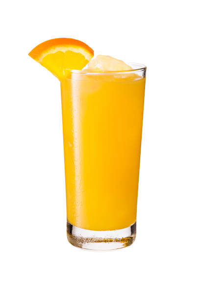 Refreshing Vodka OJ Screwdriver Cocktail on White Refreshing Vodka OJ Screwdriver Cocktail on White with a Clipping Path screwdriver drink stock pictures, royalty-free photos & images