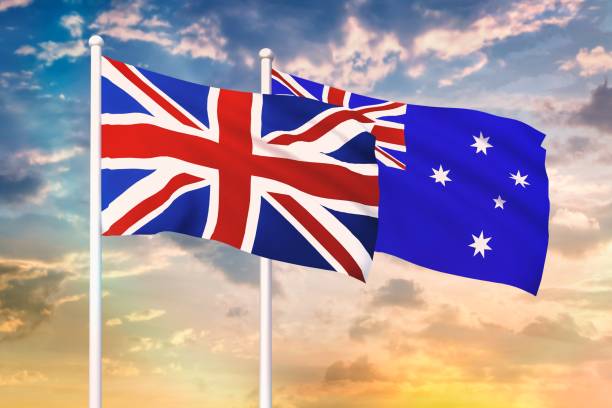 отношения между великобританией и австралией - england australia стоковые фото и изображения