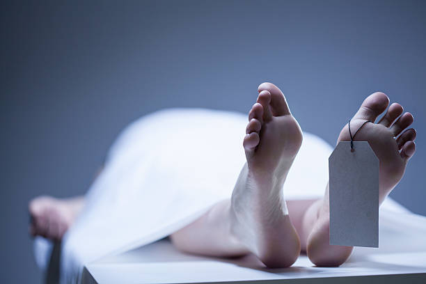 Remains of person Labeled remains of person lying in mortuary dead people stock pictures, royalty-free photos & images