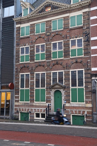 Rembrandthuis (Rembrandt House) - landmark in Amsterdam, Netherlands. Artist Rembrandt Van Rijn lived and worked here.