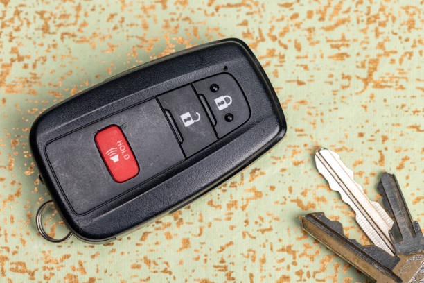 Remote Key Fob For Car stock photo