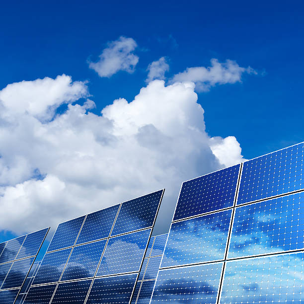 Renewable Energy - Solar Panels (XXL) stock photo