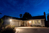 istock Residential Home in Southern California at Twilight 1320363431