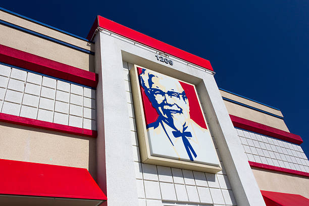 KFC Restaurant Exterior stock photo