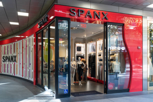 SPANX Retail Store Exterior and Trademark Logo stock photo