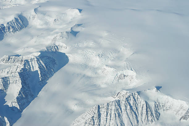 Retreating Glacier stock photo