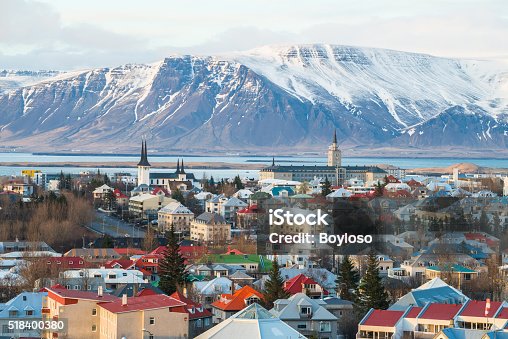istock Reykjavik the capital city of Iceland. 518400380