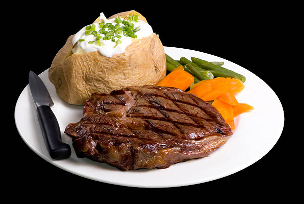Ribeye Steak stock photo