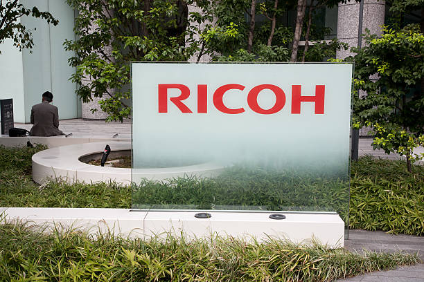 Ricoh headquarters Tokyo stock photo