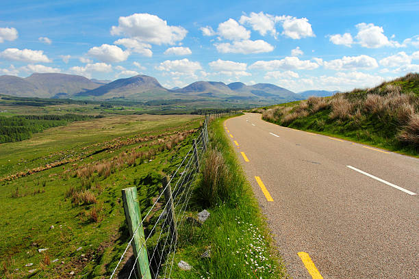 Ring of Kerry road stock photo