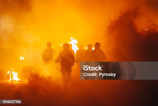 istock Riot In The City 1346527156