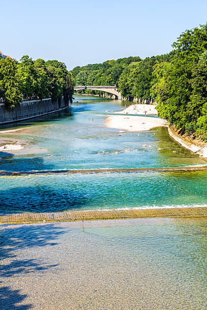 River Isar in Muinch River Isar in Muinch river isar stock pictures, royalty-free photos & images