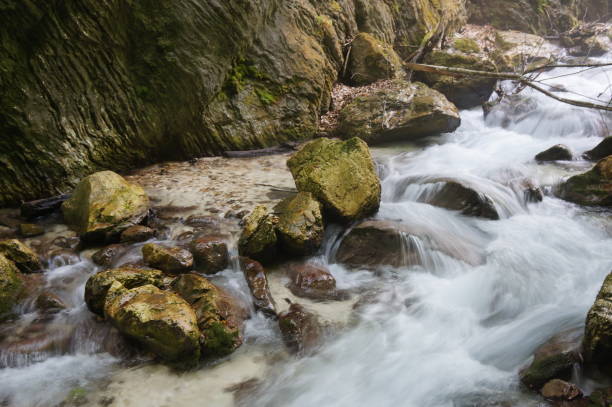 Photo of river, rushing waters at Monti Sibillini National Park, Italy