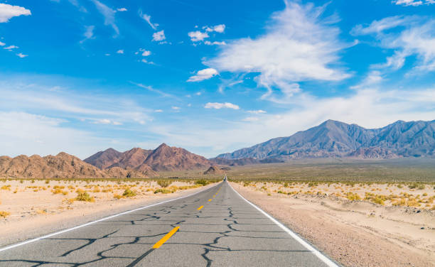 road to death valley national park,california,usa. stock photo