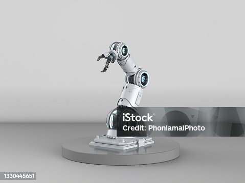 istock robotic arm on grey background 1330445651