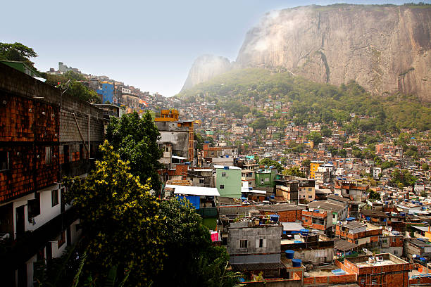 Rocinha favela stock photo