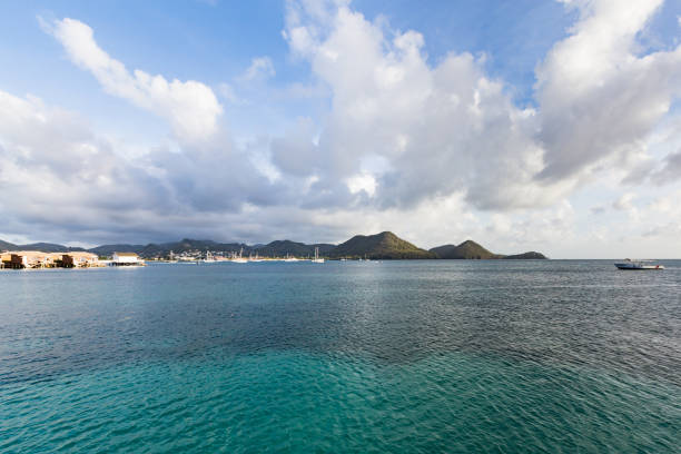 Rodney Bay, St Lucia stock photo