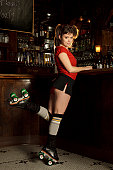istock Rollerskater Girl at the Bar 146896355
