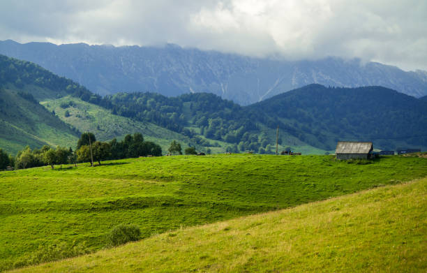 Romanian country side Romanian country side, Sirnea - Brasov bucegi mountains stock pictures, royalty-free photos & images