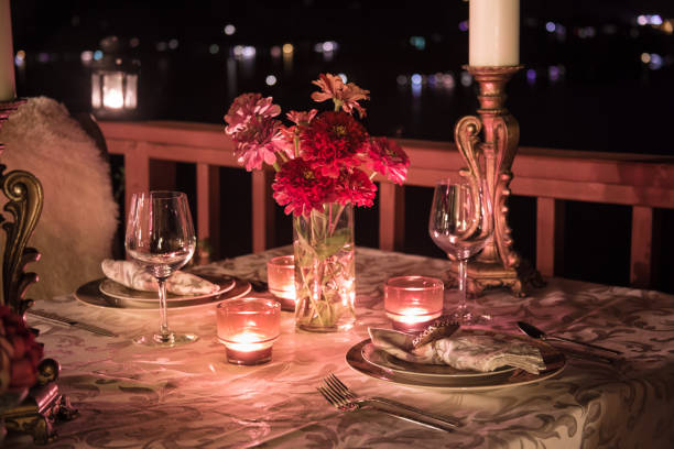 5,179 Romantic Dinner Table Stock Photos, Pictures &amp; Royalty-Free Images - iStock
