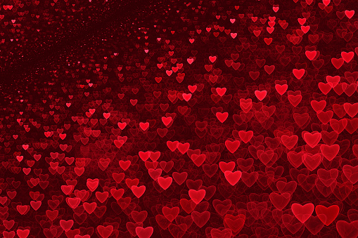 Romantic Galaxy Red Black Glittering Hearts Amour Backgrounds Stock ...