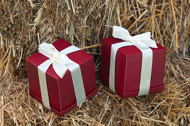 Romantic Gift Boxes stock photo
