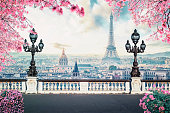 istock Romantic Paris City at spring 1322979504