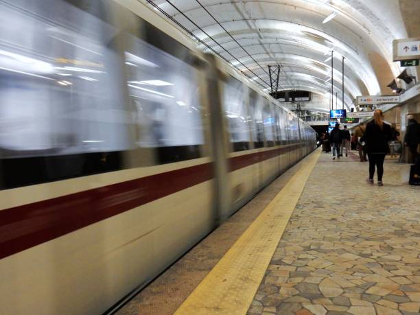 Rome Termini Metro stock photo
