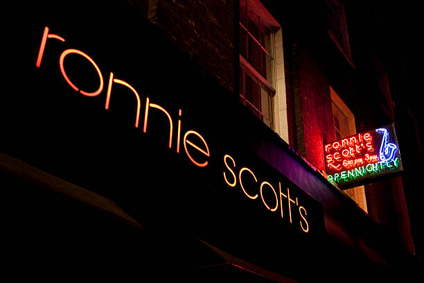 Ronnie Scott's jazz club in London stock photo