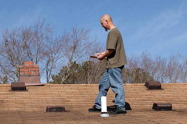 Roof Inspection stock photo