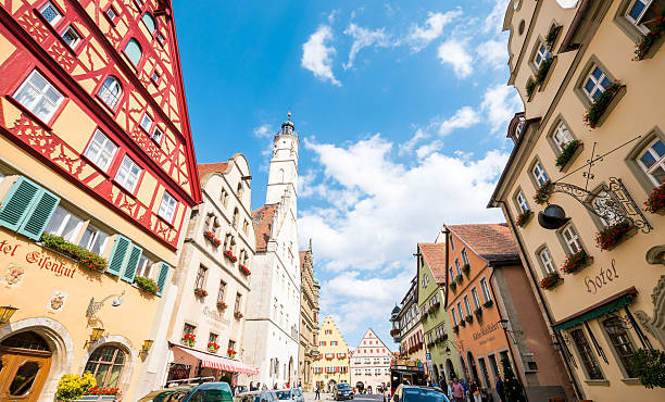 Rothenburg ob der Tauber Rothenburg ob der Tauber, a UNESCO world culture heritage site in Germany rottenburg am neckar stock pictures, royalty-free photos & images
