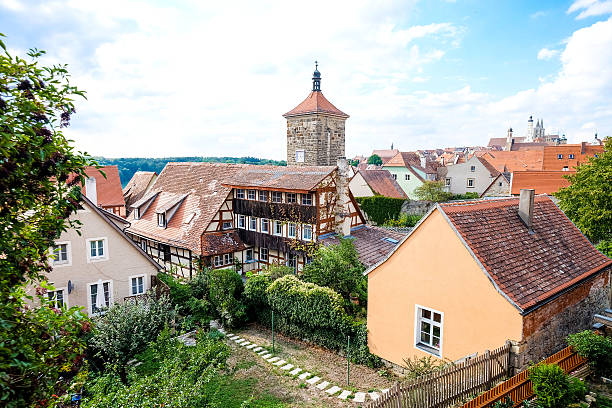 Rothenburg ob der Tauber Rothenburg ob der Tauber, a UNESCO world culture heritage site in Germany rottenburg am neckar stock pictures, royalty-free photos & images