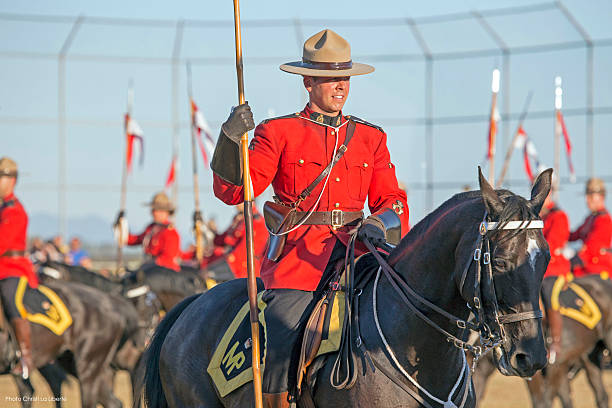 RCMP, Royal Canadian Mounted Police Musical Ride stock photo
