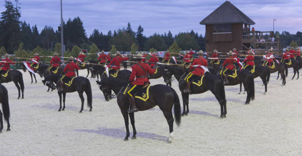 RCMP, Royal Canadian Mounted Police stock photo